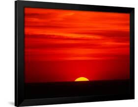 Sunset Over the Gulf of Mexico, Florida, USA-Charles Sleicher-Framed Photographic Print