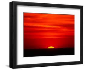 Sunset Over the Gulf of Mexico, Florida, USA-Charles Sleicher-Framed Photographic Print