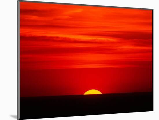 Sunset Over the Gulf of Mexico, Florida, USA-Charles Sleicher-Mounted Photographic Print