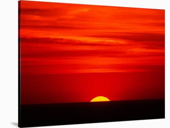 Sunset Over the Gulf of Mexico, Florida, USA-Charles Sleicher-Stretched Canvas