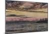 Sunset over the Ice-Frederic Edwin Church-Mounted Giclee Print