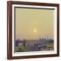 Sunset over the Jama Masjid, Delhi Study II-Andrew Gifford-Framed Giclee Print