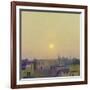 Sunset over the Jama Masjid, Delhi Study II-Andrew Gifford-Framed Giclee Print