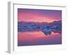 Sunset over the Jokulsarlon Glacier Lagoon, Hofn, Iceland-Josh Anon-Framed Photographic Print