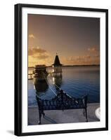 Sunset Over the Lagoon, Cancun, Mexico-Angelo Cavalli-Framed Premium Photographic Print