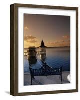 Sunset Over the Lagoon, Cancun, Mexico-Angelo Cavalli-Framed Photographic Print