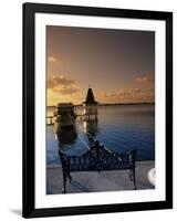 Sunset Over the Lagoon, Cancun, Mexico-Angelo Cavalli-Framed Photographic Print