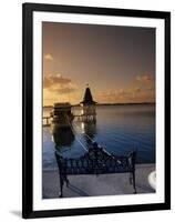 Sunset Over the Lagoon, Cancun, Mexico-Angelo Cavalli-Framed Photographic Print