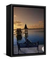 Sunset Over the Lagoon, Cancun, Mexico-Angelo Cavalli-Framed Stretched Canvas