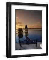 Sunset Over the Lagoon, Cancun, Mexico-Angelo Cavalli-Framed Premium Photographic Print