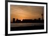 Sunset over the Maas River with the Euromast, Rotterdam, Netherlands-Natalie Tepper-Framed Photo