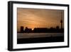 Sunset over the Maas River with the Euromast, Rotterdam, Netherlands-Natalie Tepper-Framed Photo