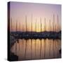 Sunset Over the Marina, St. Tropez, Cote d'Azur, Var, Provence, France, Europe-Ruth Tomlinson-Stretched Canvas