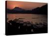 Sunset over the Mekong River, Luang Prabang, Laos, Indochina, Southeast Asia-Mcconnell Andrew-Stretched Canvas
