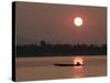 Sunset Over the Mekong River, Pakse, Southern Laos, Indochina, Southeast Asia-Andrew Mcconnell-Stretched Canvas