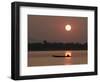 Sunset Over the Mekong River, Pakse, Southern Laos, Indochina, Southeast Asia-Andrew Mcconnell-Framed Photographic Print