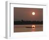 Sunset Over the Mekong River, Pakse, Southern Laos, Indochina, Southeast Asia-Andrew Mcconnell-Framed Photographic Print