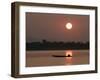 Sunset Over the Mekong River, Pakse, Southern Laos, Indochina, Southeast Asia-Andrew Mcconnell-Framed Photographic Print