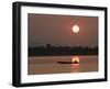 Sunset Over the Mekong River, Pakse, Southern Laos, Indochina, Southeast Asia-Andrew Mcconnell-Framed Photographic Print