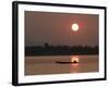 Sunset Over the Mekong River, Pakse, Southern Laos, Indochina, Southeast Asia-Andrew Mcconnell-Framed Photographic Print