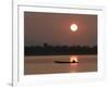 Sunset Over the Mekong River, Pakse, Southern Laos, Indochina, Southeast Asia-Andrew Mcconnell-Framed Photographic Print