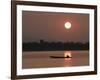 Sunset Over the Mekong River, Pakse, Southern Laos, Indochina, Southeast Asia-Andrew Mcconnell-Framed Photographic Print