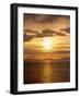 Sunset over the Minch, from Trotternish, Isle of Skye, Inner Hebrides, Scotland, UK-Patrick Dieudonne-Framed Photographic Print