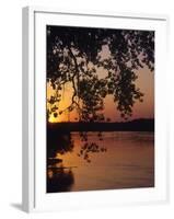 Sunset over the Missouri at Indian Cave State Park, Nebraska, USA-Chuck Haney-Framed Photographic Print