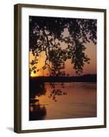 Sunset over the Missouri at Indian Cave State Park, Nebraska, USA-Chuck Haney-Framed Photographic Print