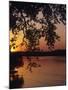 Sunset over the Missouri at Indian Cave State Park, Nebraska, USA-Chuck Haney-Mounted Photographic Print