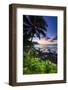 Sunset over the Na Pali Coast from Hideaways Beach, Princeville, Kauai, Hawaii, USA.-Russ Bishop-Framed Photographic Print