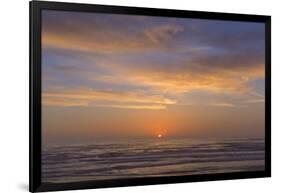 Sunset over the Ocean at Montana de Oro SP Near Los Osos, California-Chuck Haney-Framed Photographic Print
