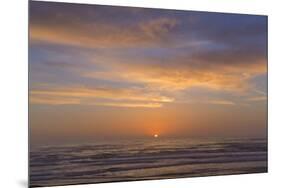 Sunset over the Ocean at Montana de Oro SP Near Los Osos, California-Chuck Haney-Mounted Premium Photographic Print