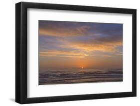 Sunset over the Ocean at Montana de Oro SP Near Los Osos, California-Chuck Haney-Framed Photographic Print