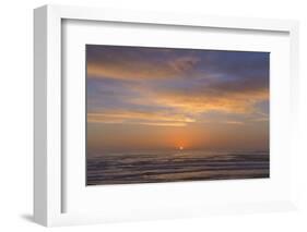 Sunset over the Ocean at Montana de Oro SP Near Los Osos, California-Chuck Haney-Framed Photographic Print