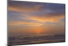 Sunset over the Ocean at Montana de Oro SP Near Los Osos, California-Chuck Haney-Mounted Photographic Print