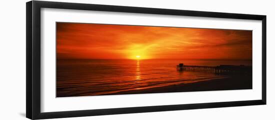 Sunset over the Ocean, Key Largo, Florida Keys, Florida, USA-null-Framed Photographic Print