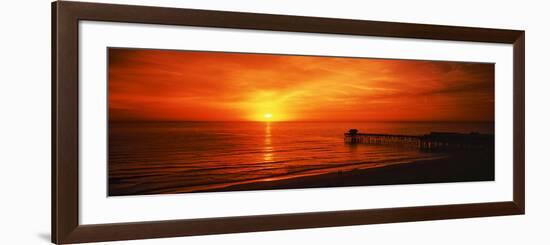 Sunset over the Ocean, Key Largo, Florida Keys, Florida, USA-null-Framed Photographic Print
