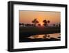 Sunset over the Okavango Delta, Botswana, Africa-Sergio Pitamitz-Framed Photographic Print