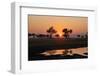 Sunset over the Okavango Delta, Botswana, Africa-Sergio Pitamitz-Framed Photographic Print