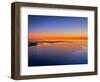 Sunset over the outer harbor of Reykjavik, Reykjavik, Iceland-null-Framed Photographic Print