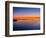 Sunset over the outer harbor of Reykjavik, Reykjavik, Iceland-null-Framed Photographic Print