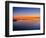 Sunset over the outer harbor of Reykjavik, Reykjavik, Iceland-null-Framed Photographic Print