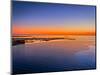 Sunset over the outer harbor of Reykjavik, Reykjavik, Iceland-null-Mounted Photographic Print