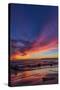 Sunset over the Pacific from Coronado-Andrew Shoemaker-Stretched Canvas