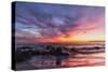 Sunset over the Pacific from Coronado-Andrew Shoemaker-Stretched Canvas