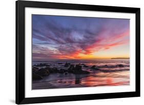 Sunset over the Pacific from Coronado-Andrew Shoemaker-Framed Photographic Print