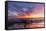 Sunset over the Pacific from Coronado-Andrew Shoemaker-Framed Stretched Canvas