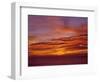 Sunset over the Pacific Ocean from Cape Perpetua, Oregon, USA-Steve Terrill-Framed Photographic Print