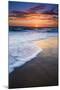 Sunset over the Pacific Ocean from Ventura State Beach, Ventura, California, USA-Russ Bishop-Mounted Premium Photographic Print